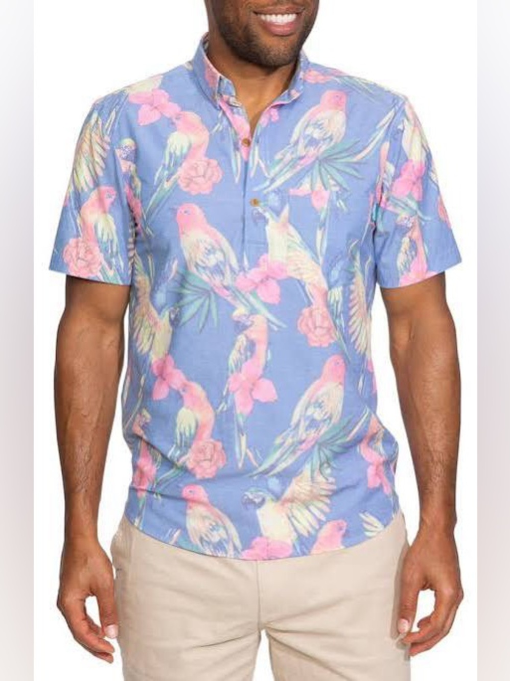 Chubbies | The Stay Fly Popover Sport Shirt | Size Small